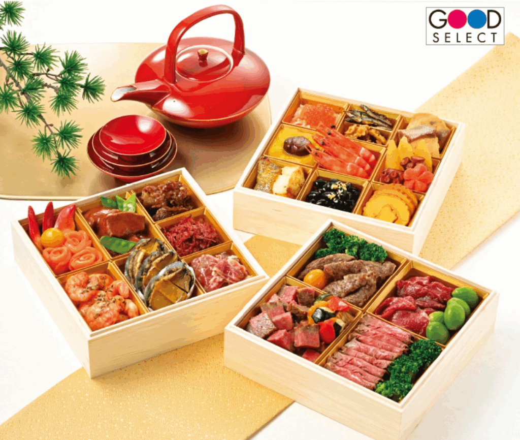 京王百貨店オリジナル 近江牛づくしと海鮮和洋三段重