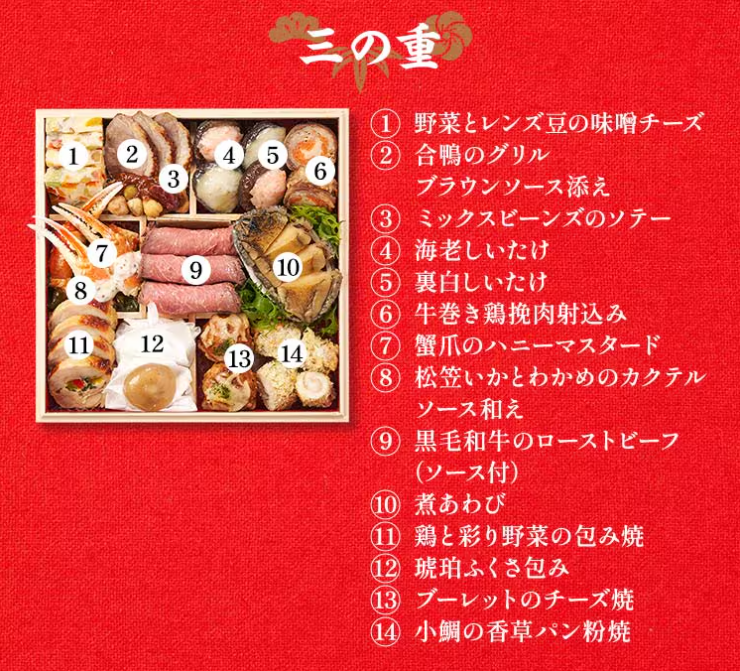 オイシックス おせち 上高砂 三の重